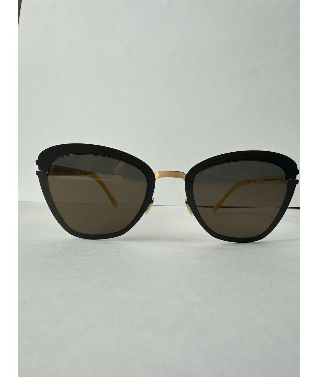DITA EYEWEAR Коричневые пластиковые солнцезащитные очки, фото 5