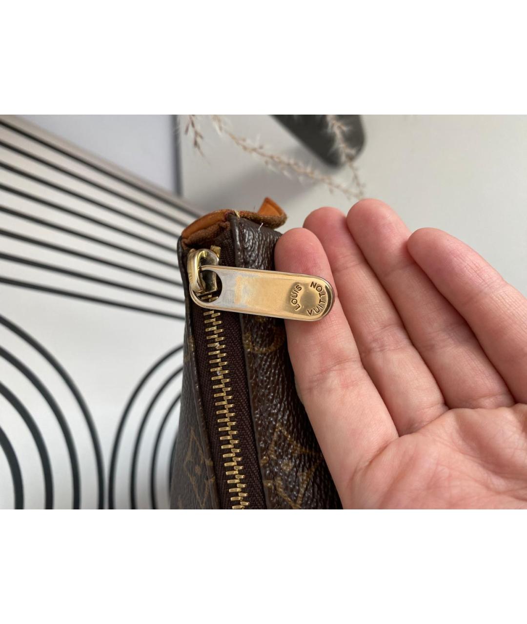 LOUIS VUITTON Коричневая сумка тоут, фото 6