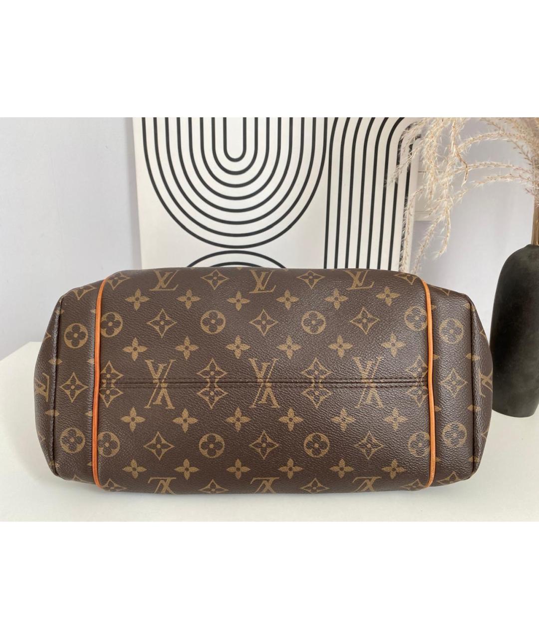 LOUIS VUITTON Коричневая сумка тоут, фото 3