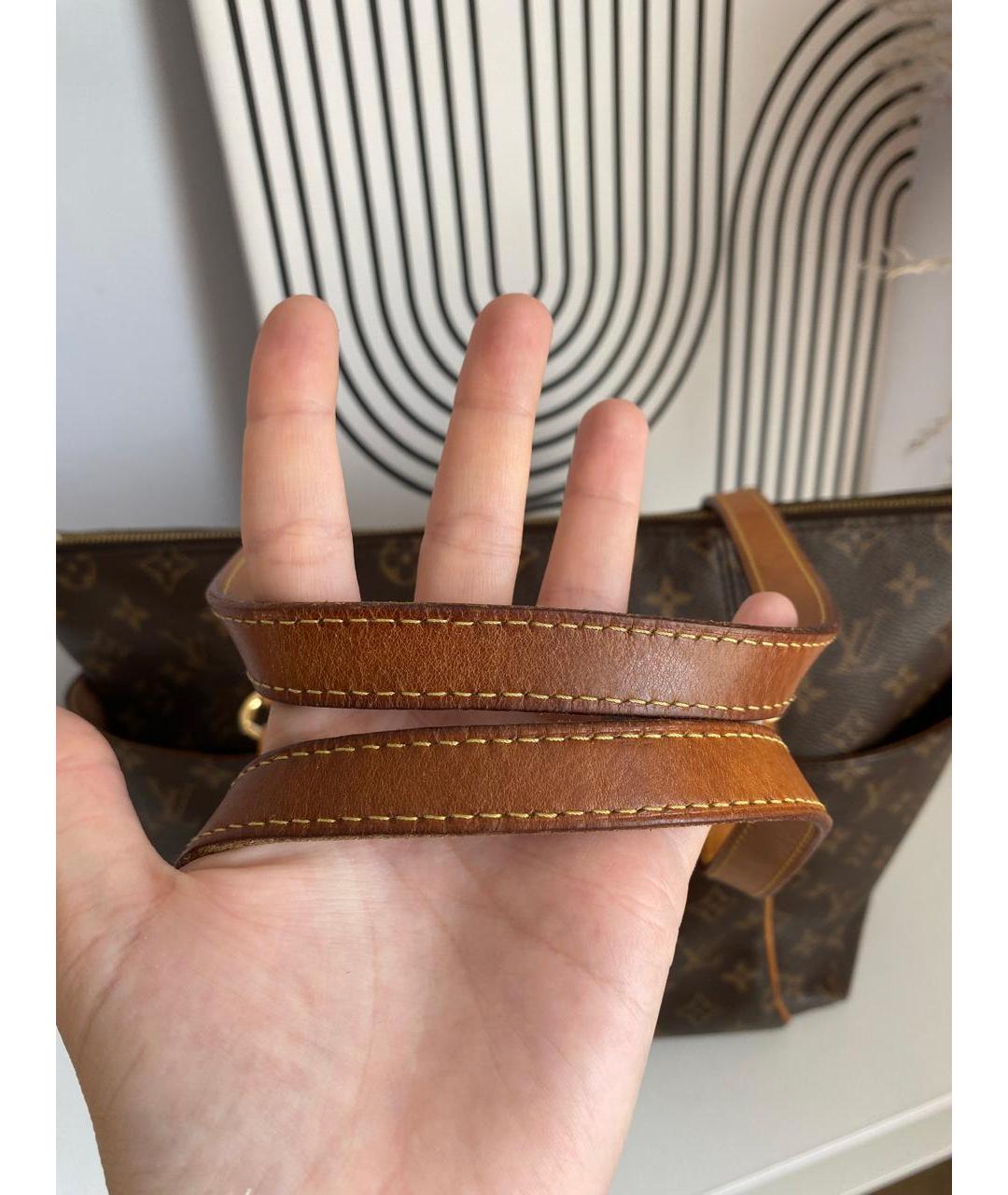 LOUIS VUITTON Коричневая сумка тоут, фото 7