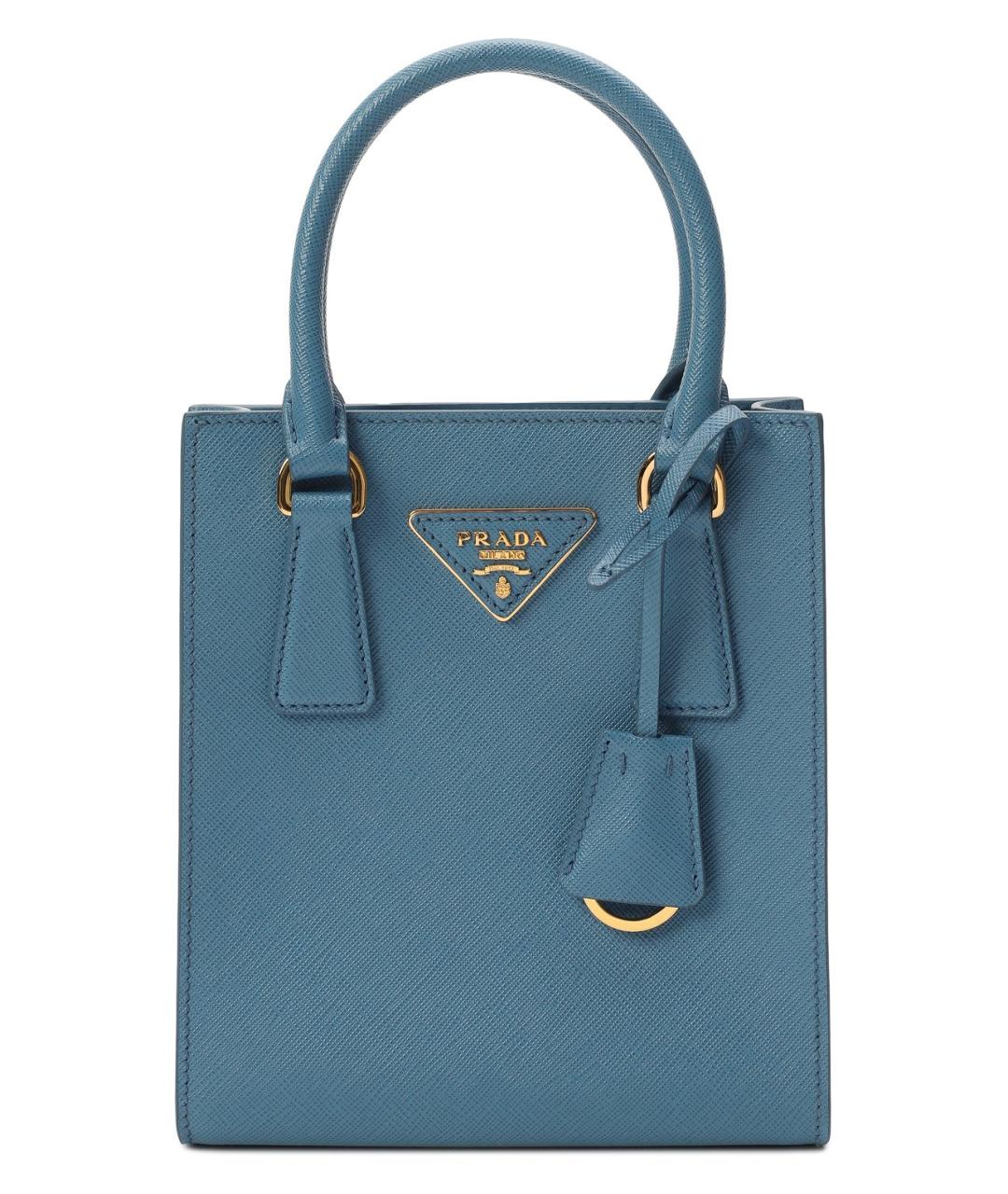 PRADA Голубая сумка тоут, фото 1
