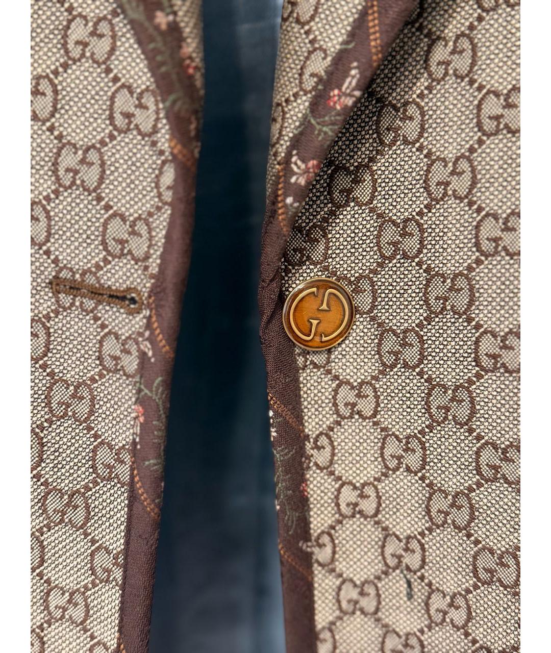 GUCCI Серый жакет/пиджак, фото 3