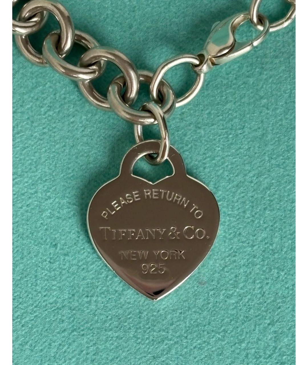 TIFFANY&CO Бирюзовый серебряный браслет, фото 4