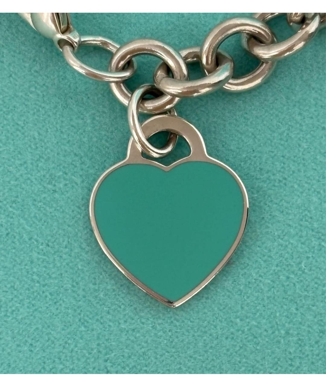 TIFFANY&CO Бирюзовый серебряный браслет, фото 3