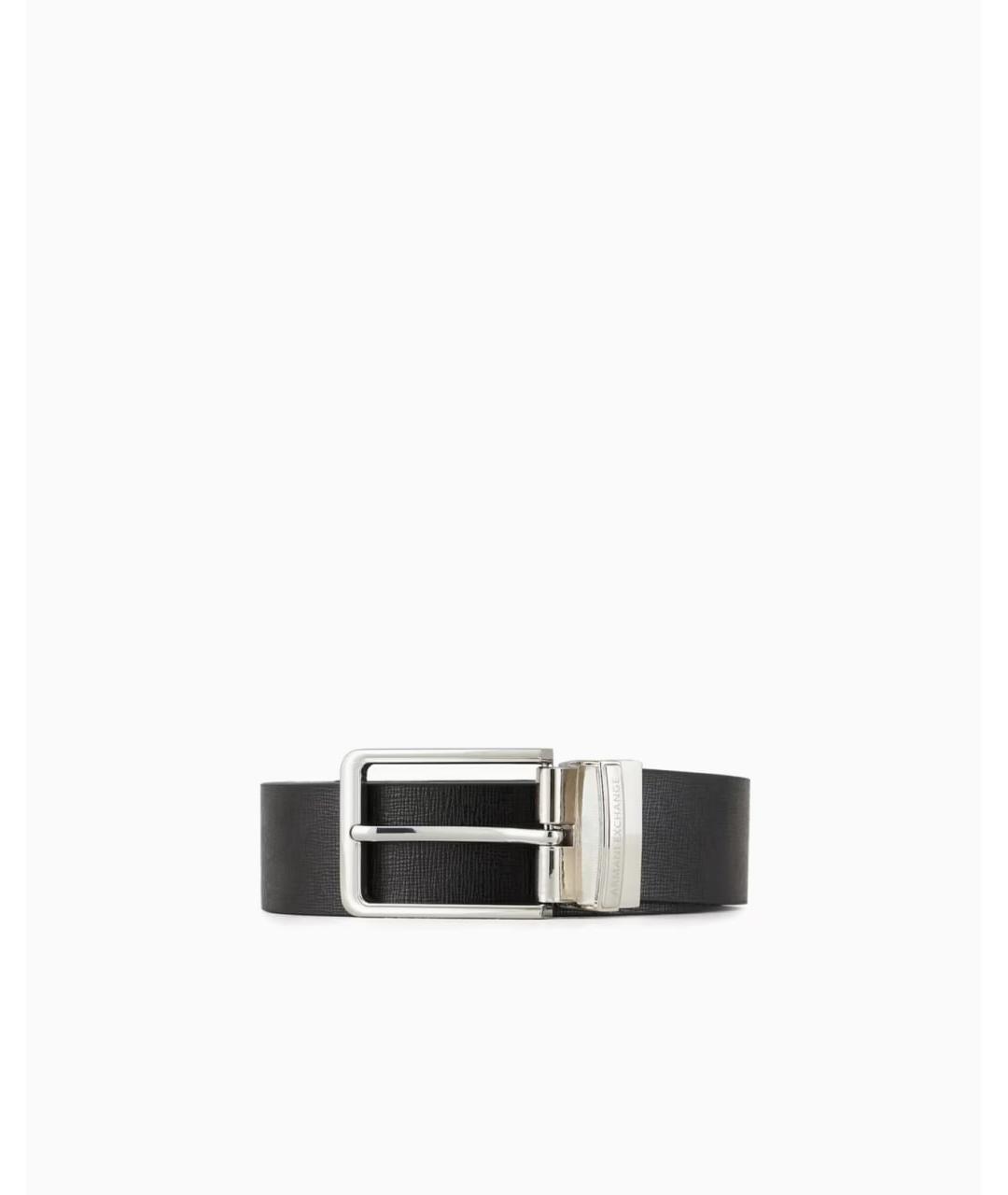 ARMANI EXCHANGE Черный кожаный ремень, фото 10