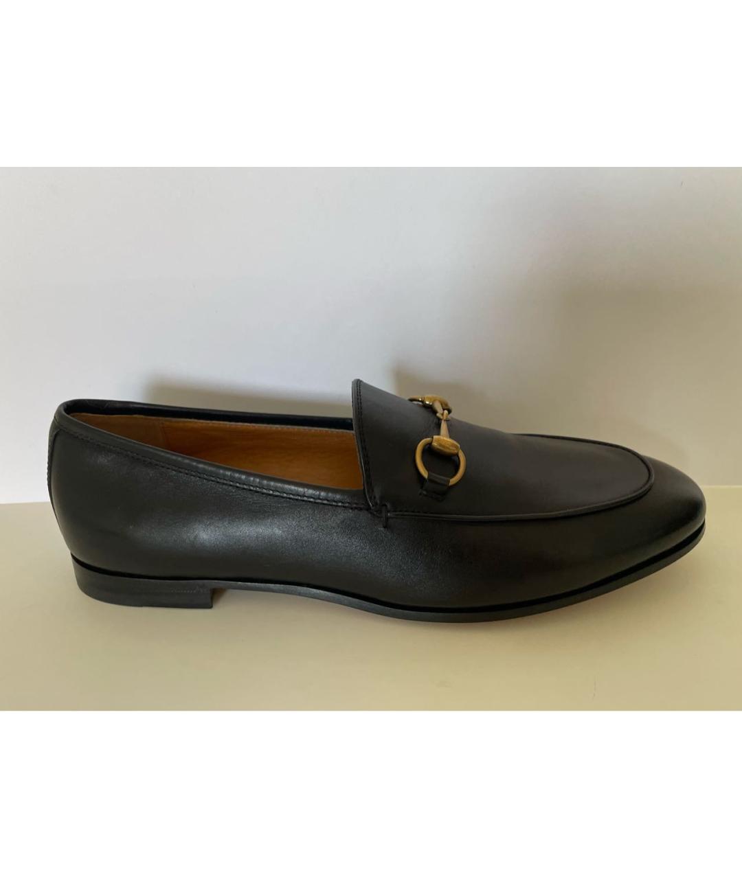 GUCCI Черные кожаные лоферы, фото 8