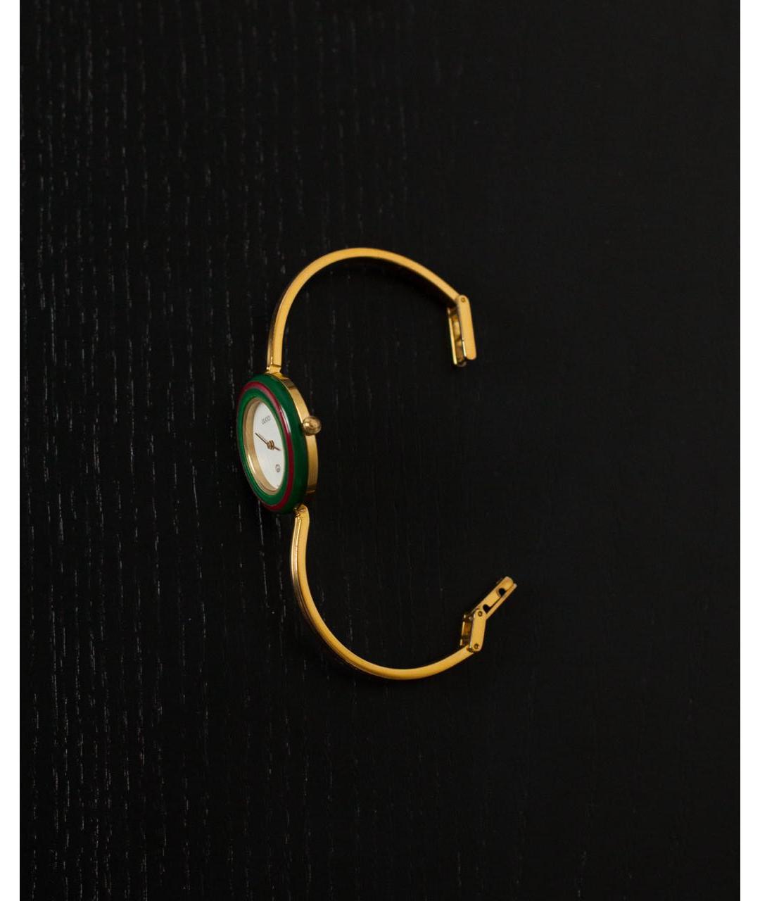 GUCCI Золотые часы, фото 7
