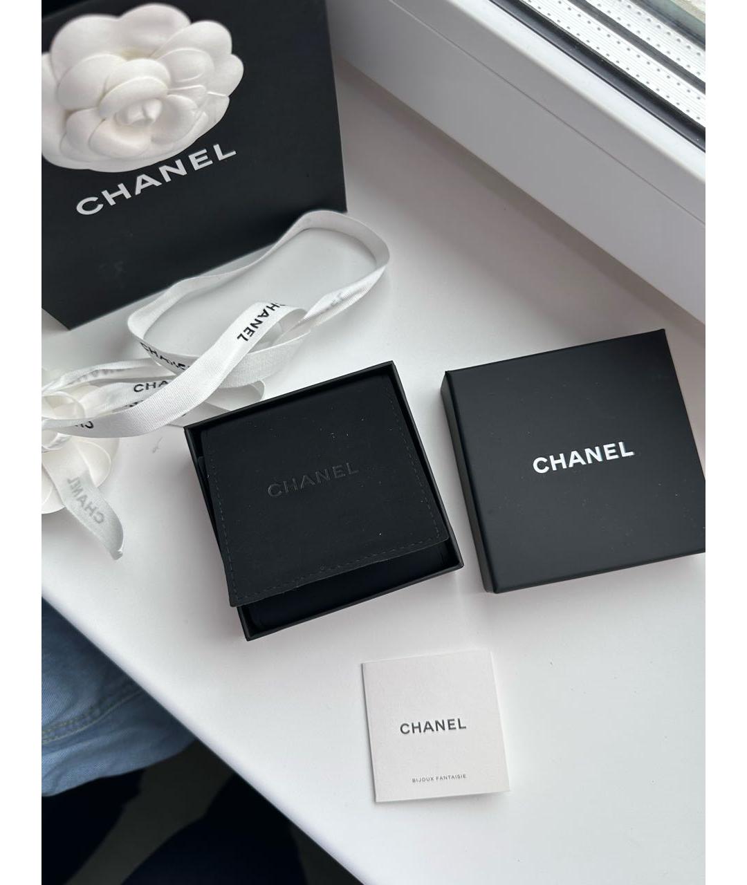 CHANEL Металлические серьги, фото 4