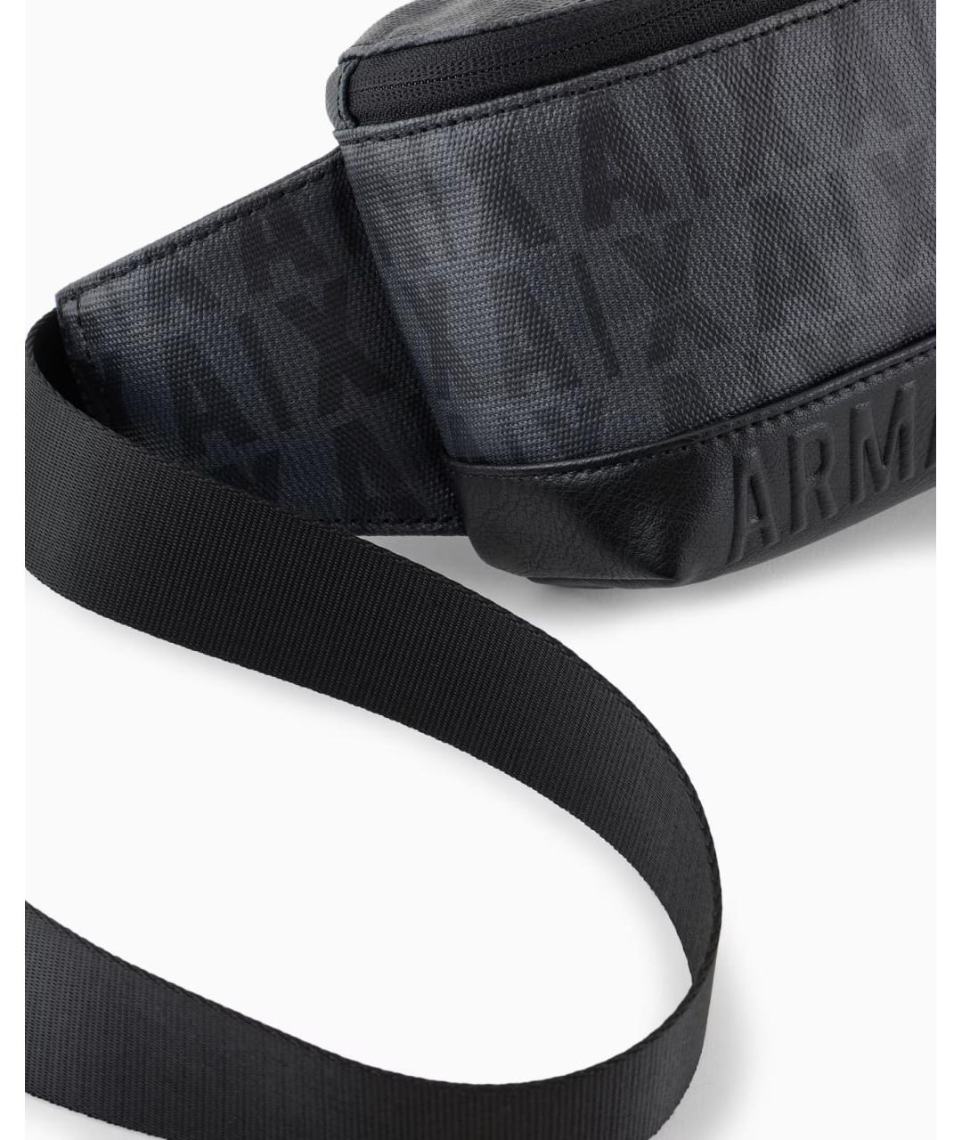 ARMANI EXCHANGE Черная поясная сумка, фото 4