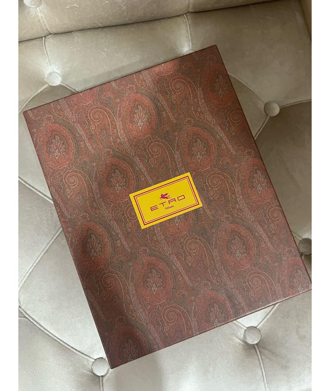 ETRO Черные кожаные босоножки, фото 5