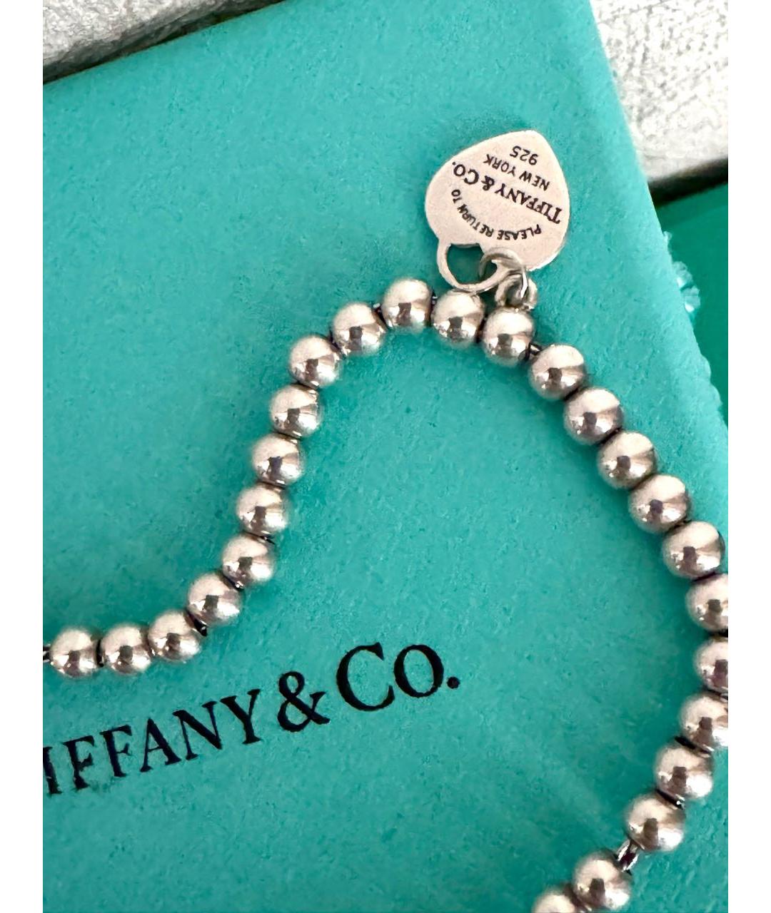 TIFFANY&CO Серебрянный серебряный браслет, фото 4