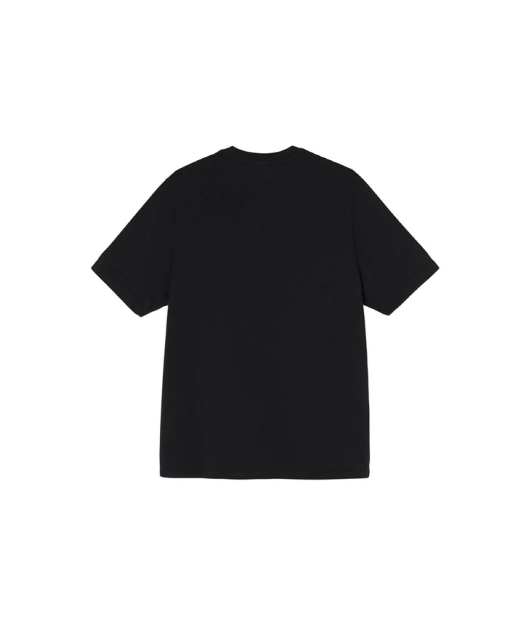 STUSSY Черная футболка, фото 2