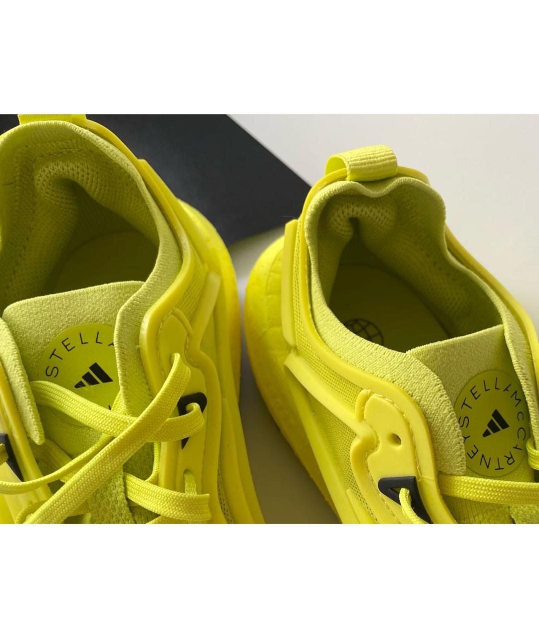 ADIDAS BY STELLA MCCARTNEY Желтые синтетические кроссовки, фото 5