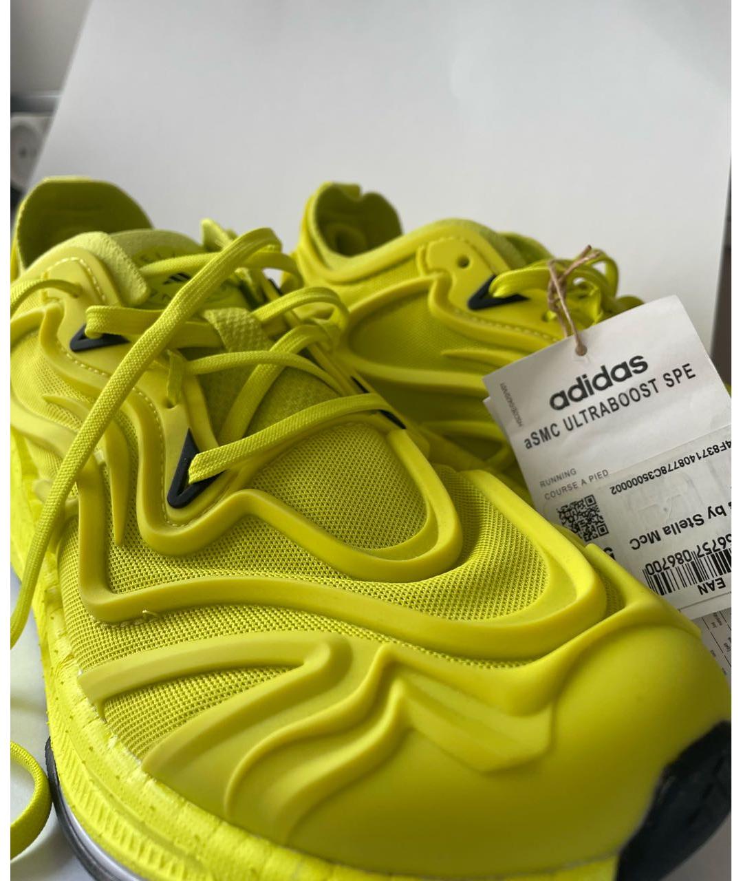 ADIDAS BY STELLA MCCARTNEY Желтые синтетические кроссовки, фото 4