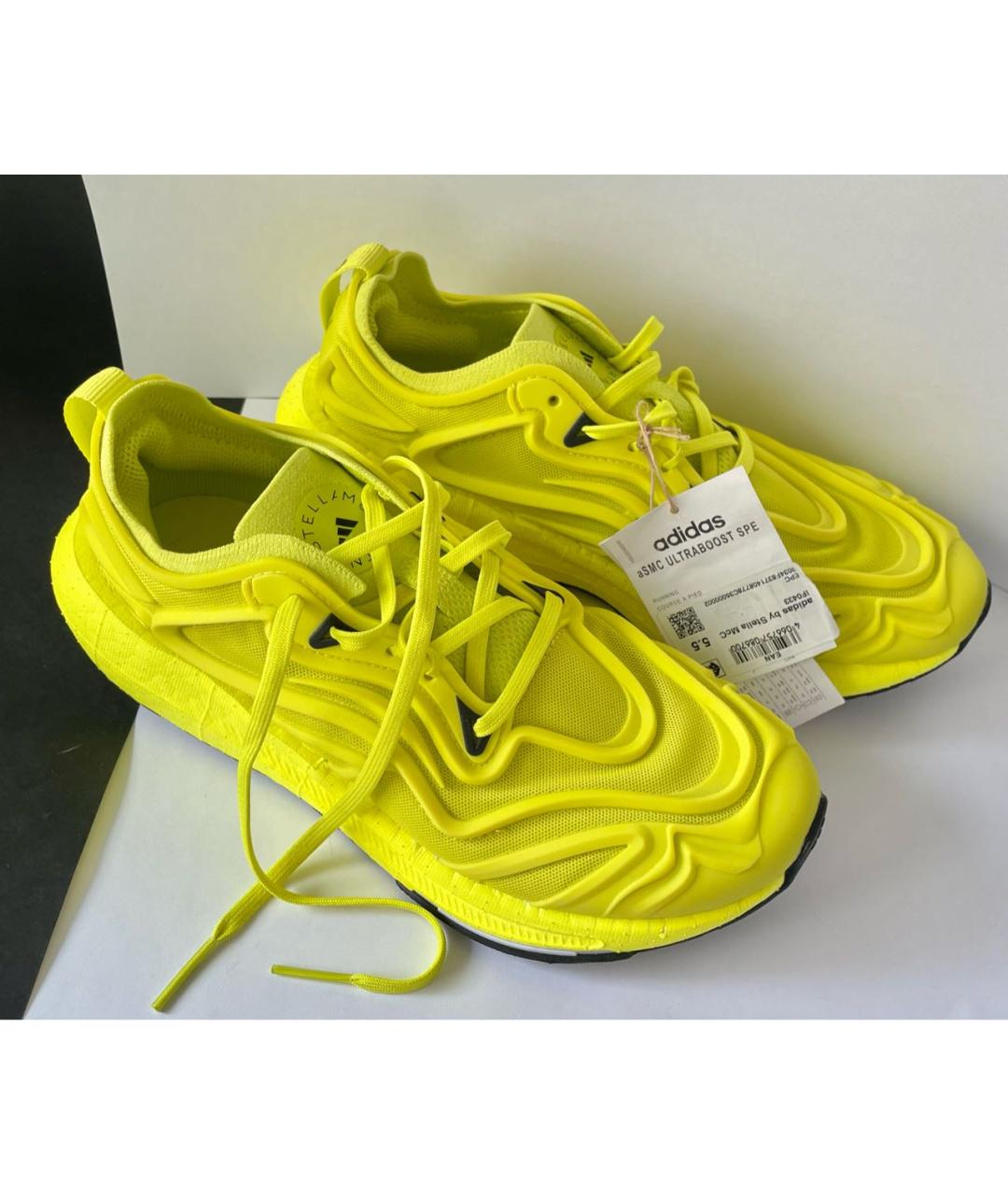 ADIDAS BY STELLA MCCARTNEY Желтые синтетические кроссовки, фото 7