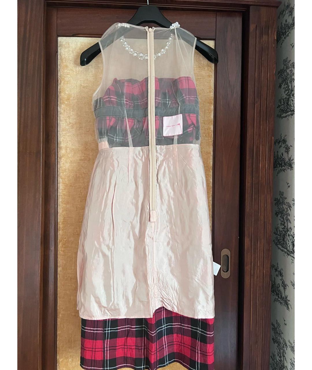 ROCHAS Красное хлопковое коктейльное платье, фото 3