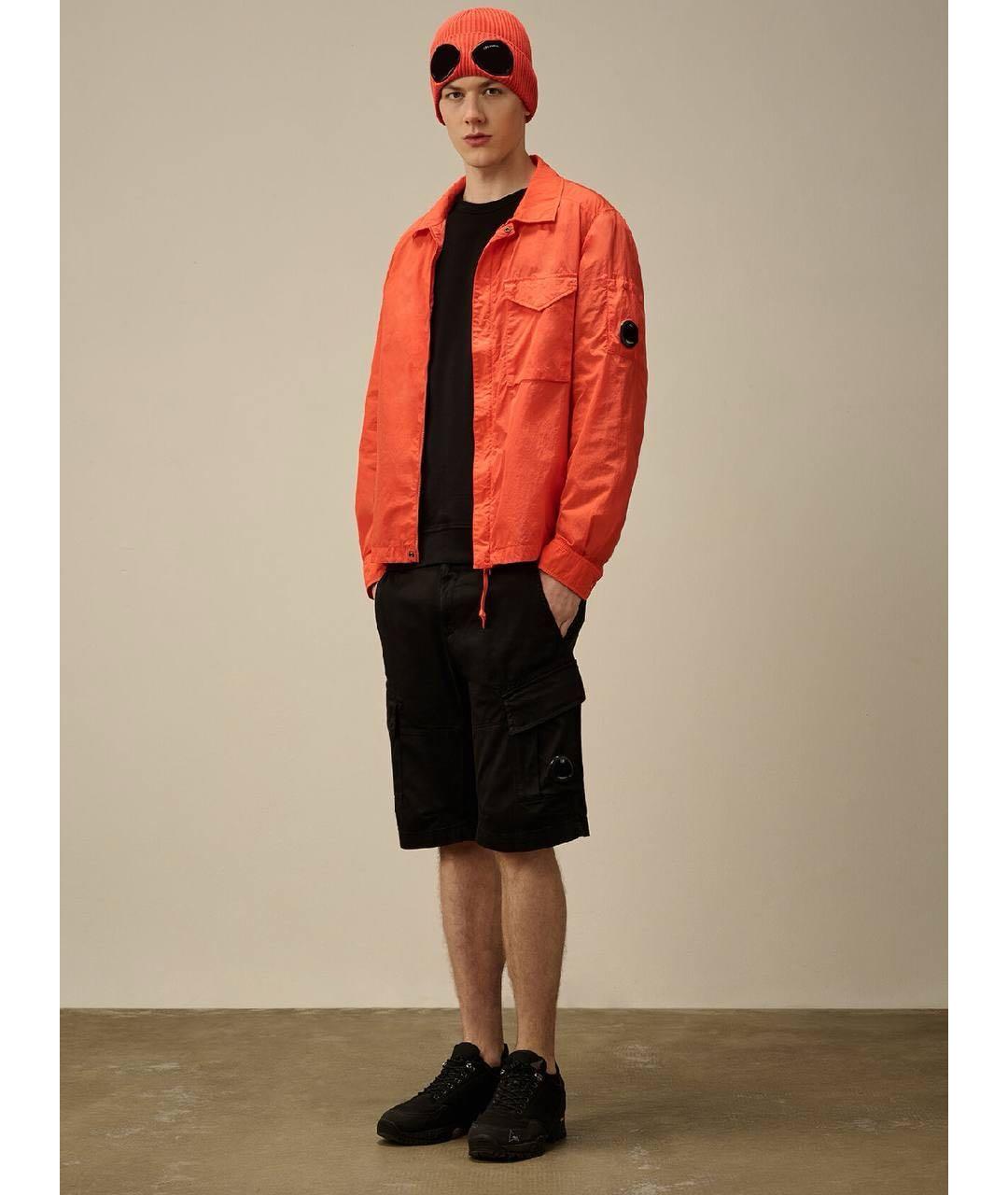 CP COMPANY Черные хлопковые шорты, фото 5