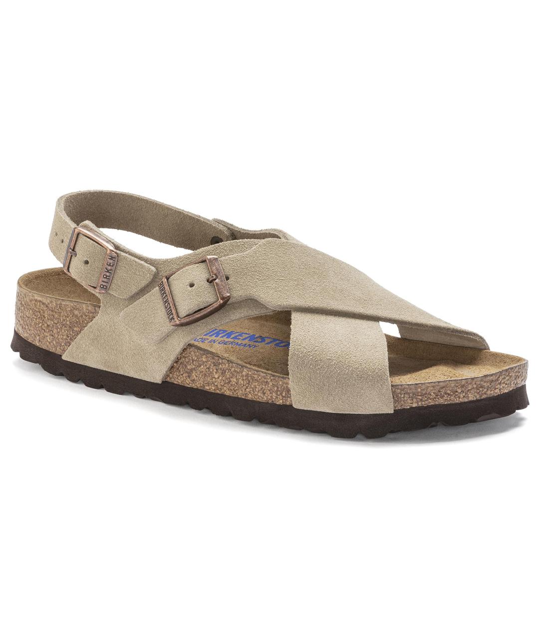 BIRKENSTOCK Коричневые замшевые сандалии, фото 2