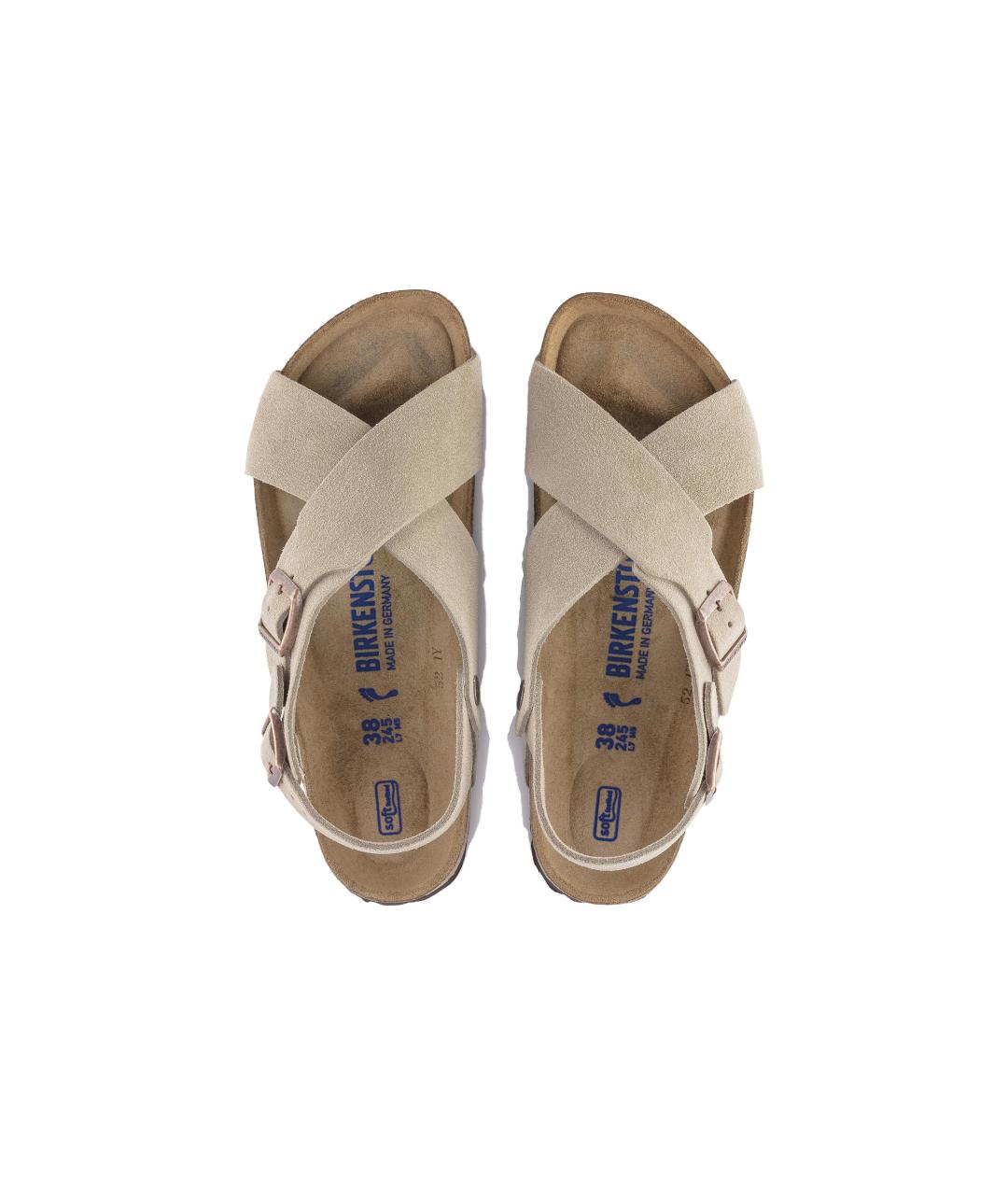 BIRKENSTOCK Коричневые замшевые сандалии, фото 4