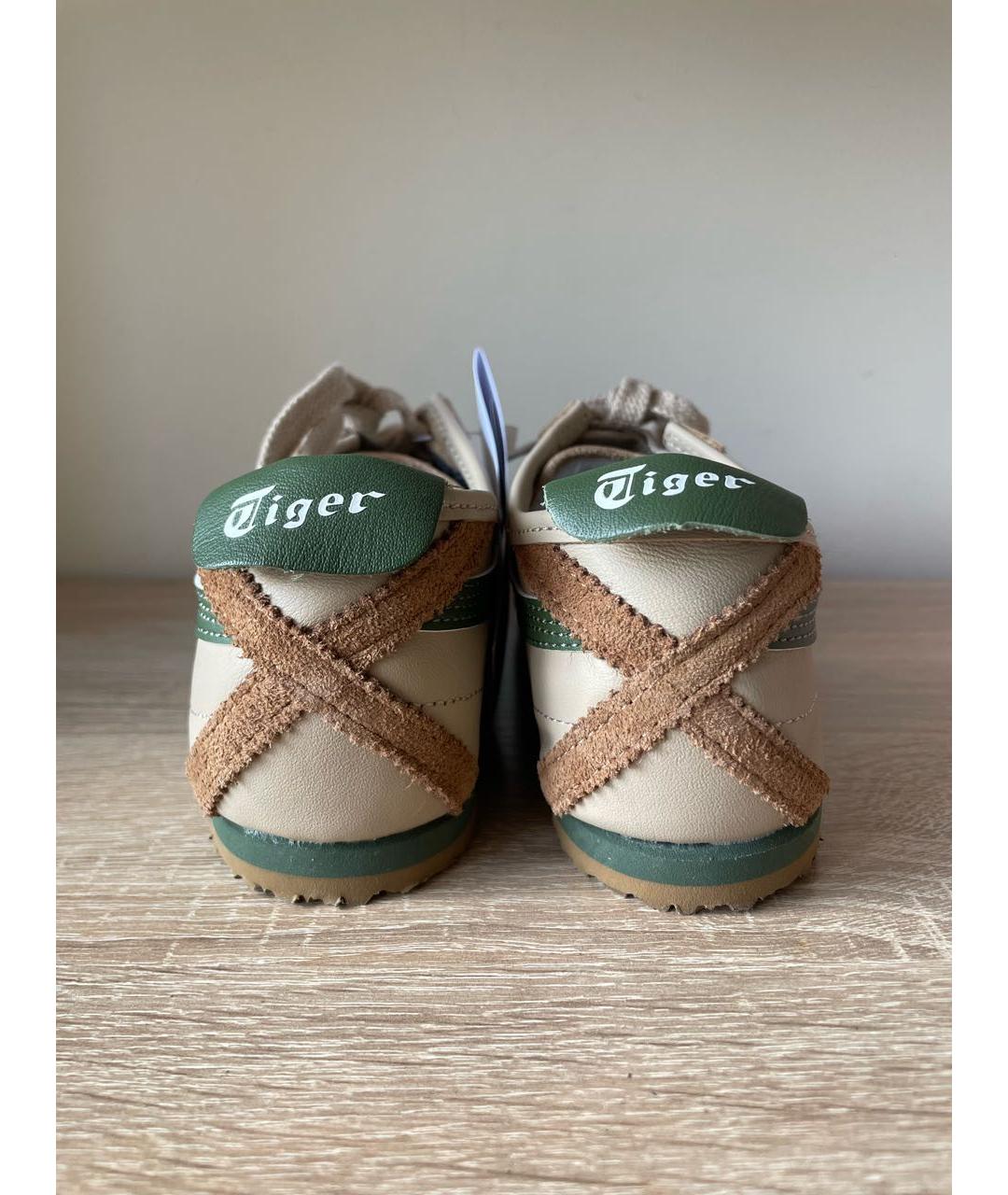 ONITSUKA TIGER Бежевые кожаные кроссовки, фото 4