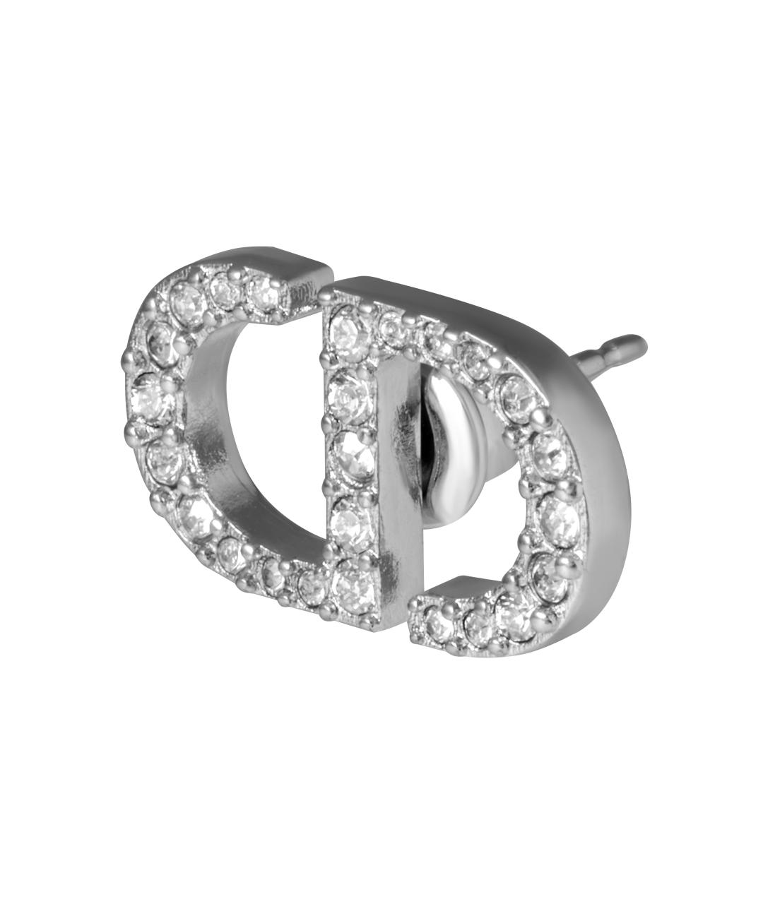 CHRISTIAN DIOR Серебряные металлические серьги, фото 3
