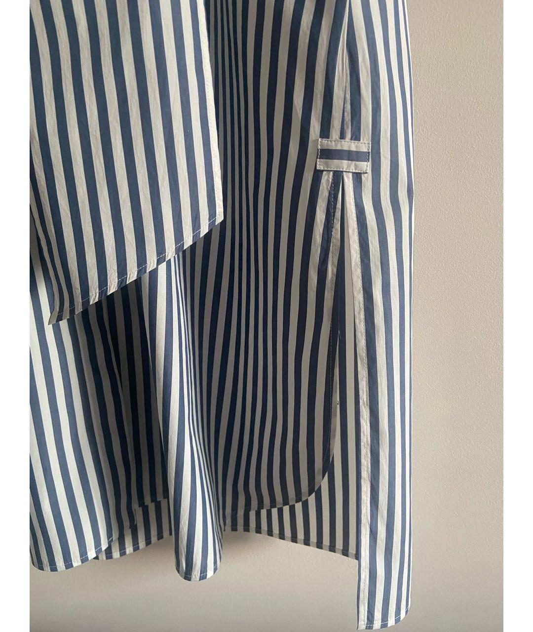 'S MAX MARA Белое хлопковое повседневное платье, фото 5
