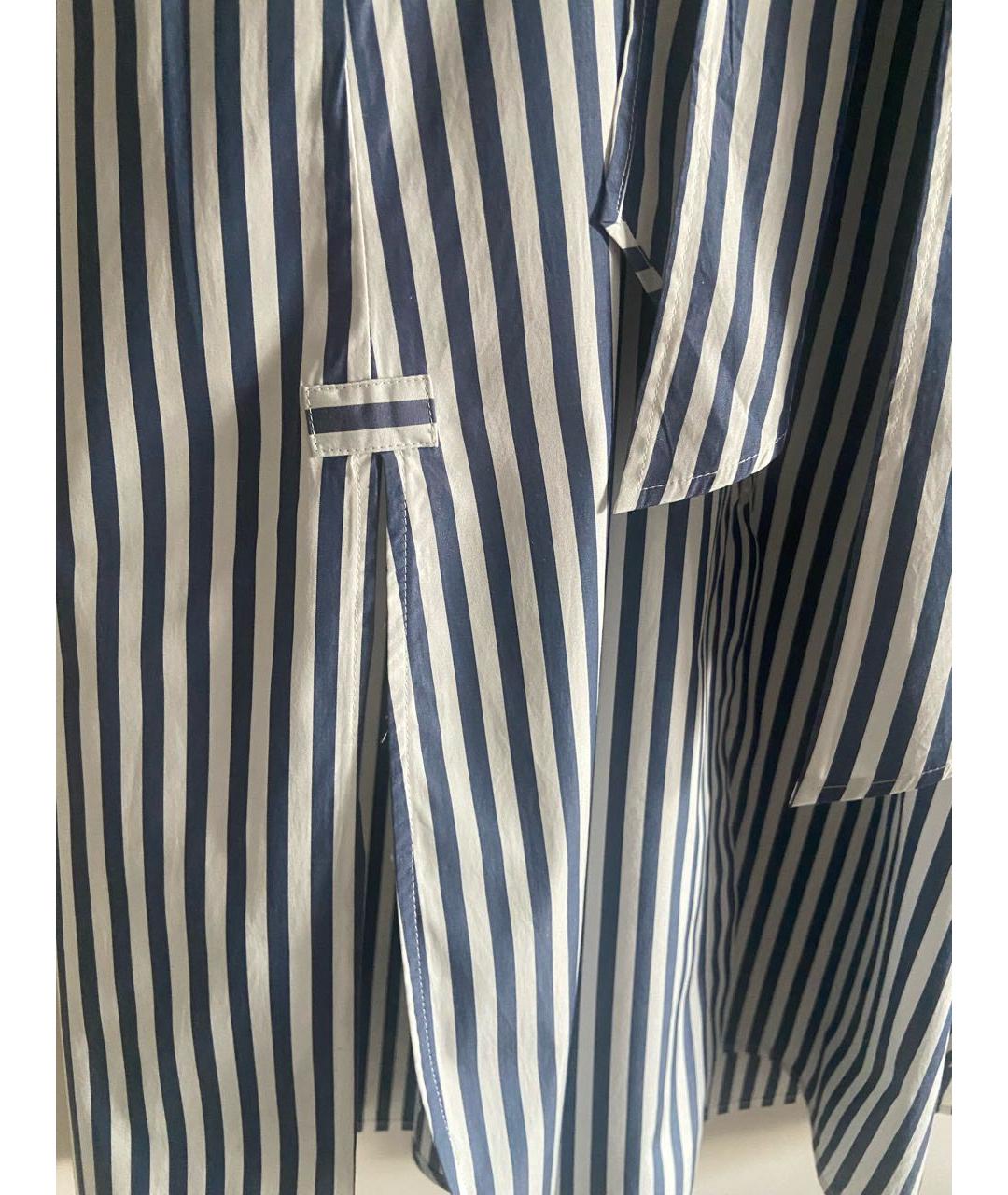 'S MAX MARA Белое хлопковое повседневное платье, фото 4