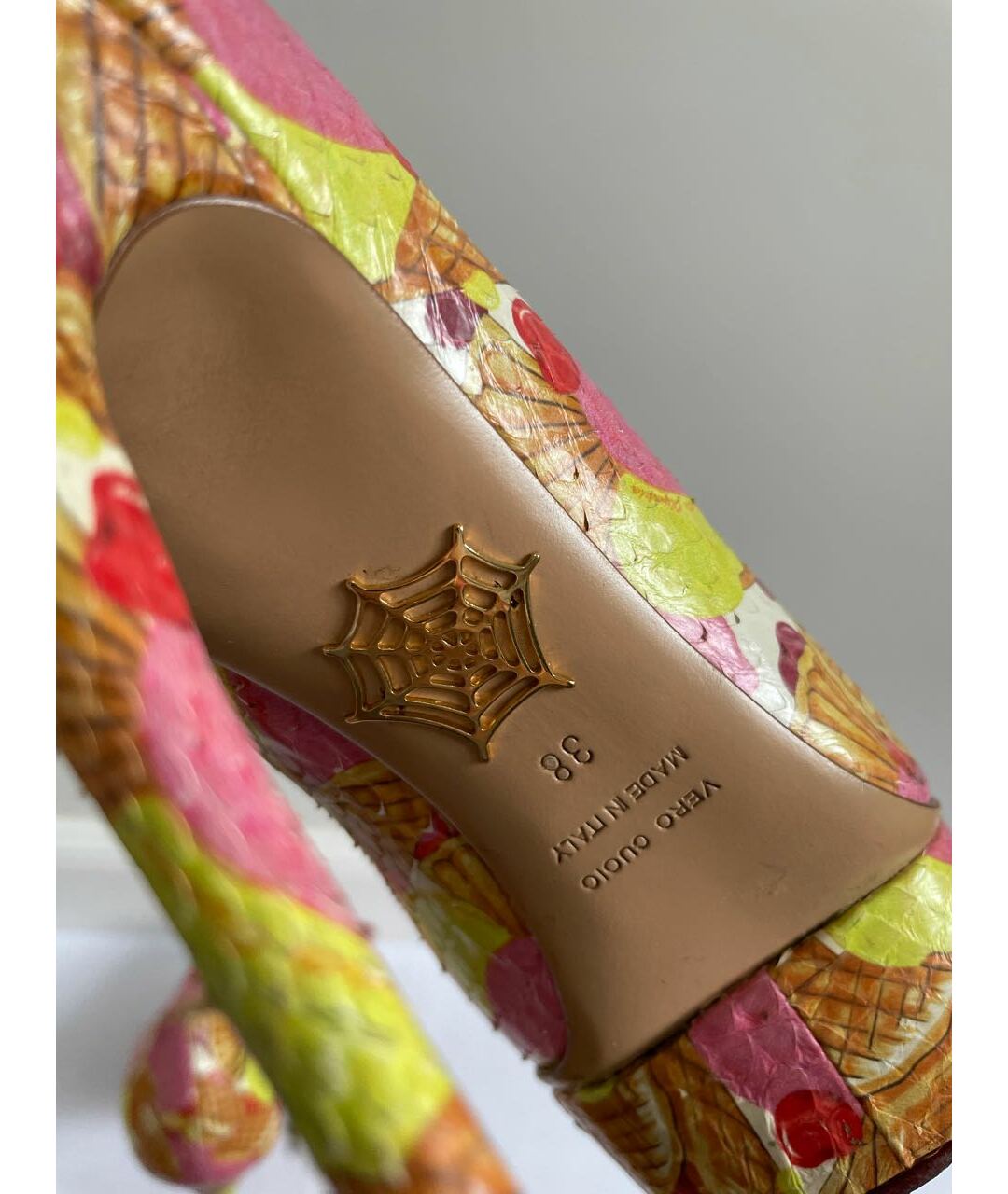 CHARLOTTE OLYMPIA Мульти туфли из экзотической кожи, фото 5