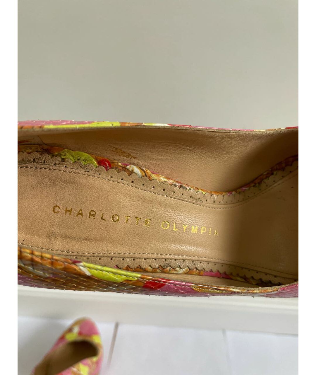 CHARLOTTE OLYMPIA Мульти туфли из экзотической кожи, фото 6