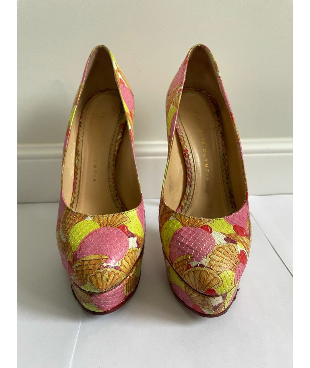 CHARLOTTE OLYMPIA Мульти туфли из экзотической кожи, фото 2
