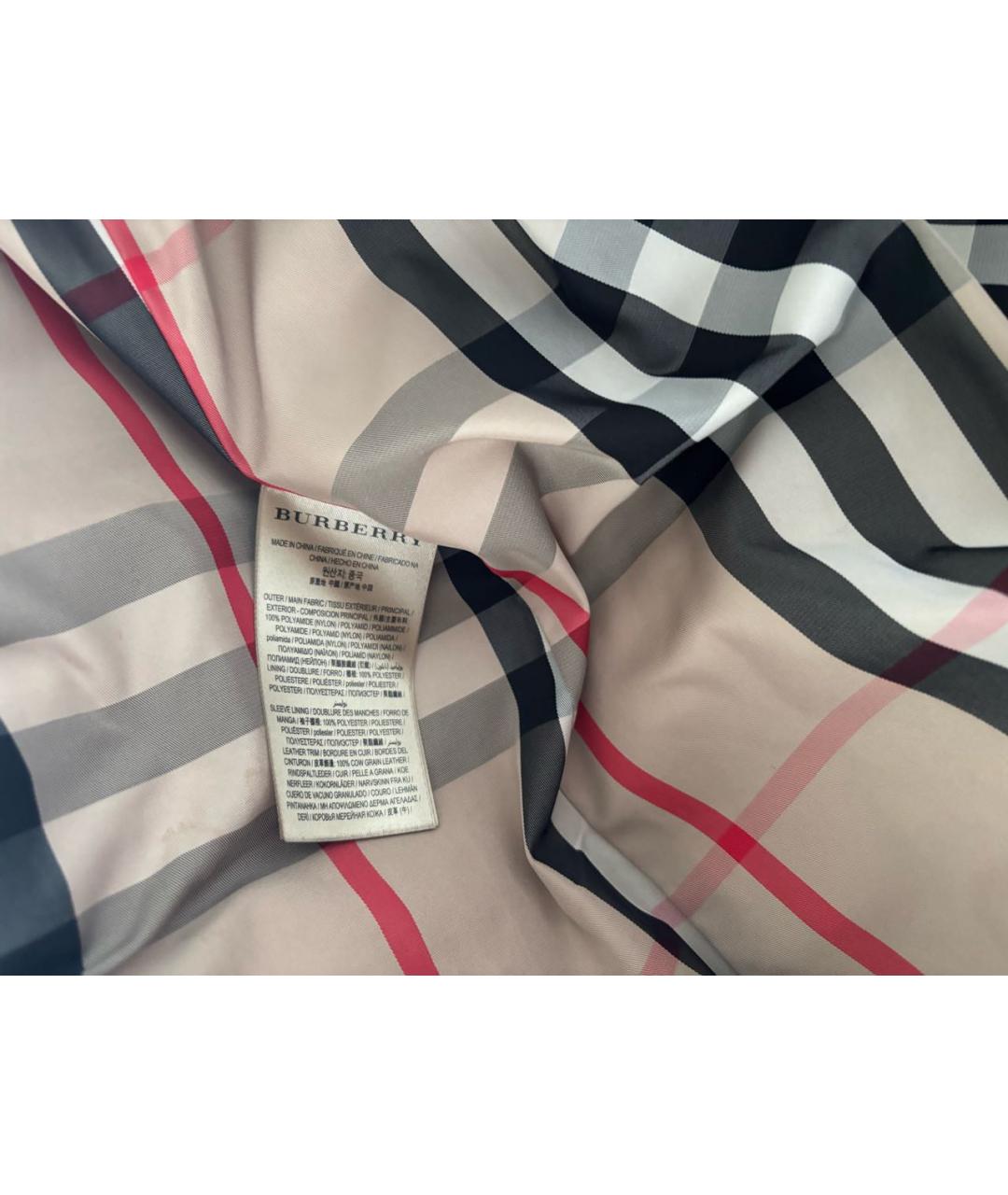 BURBERRY Темно-синий пуховик, фото 6