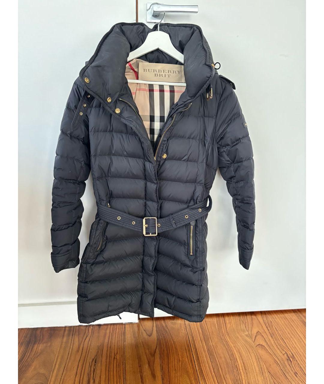BURBERRY Темно-синий пуховик, фото 3