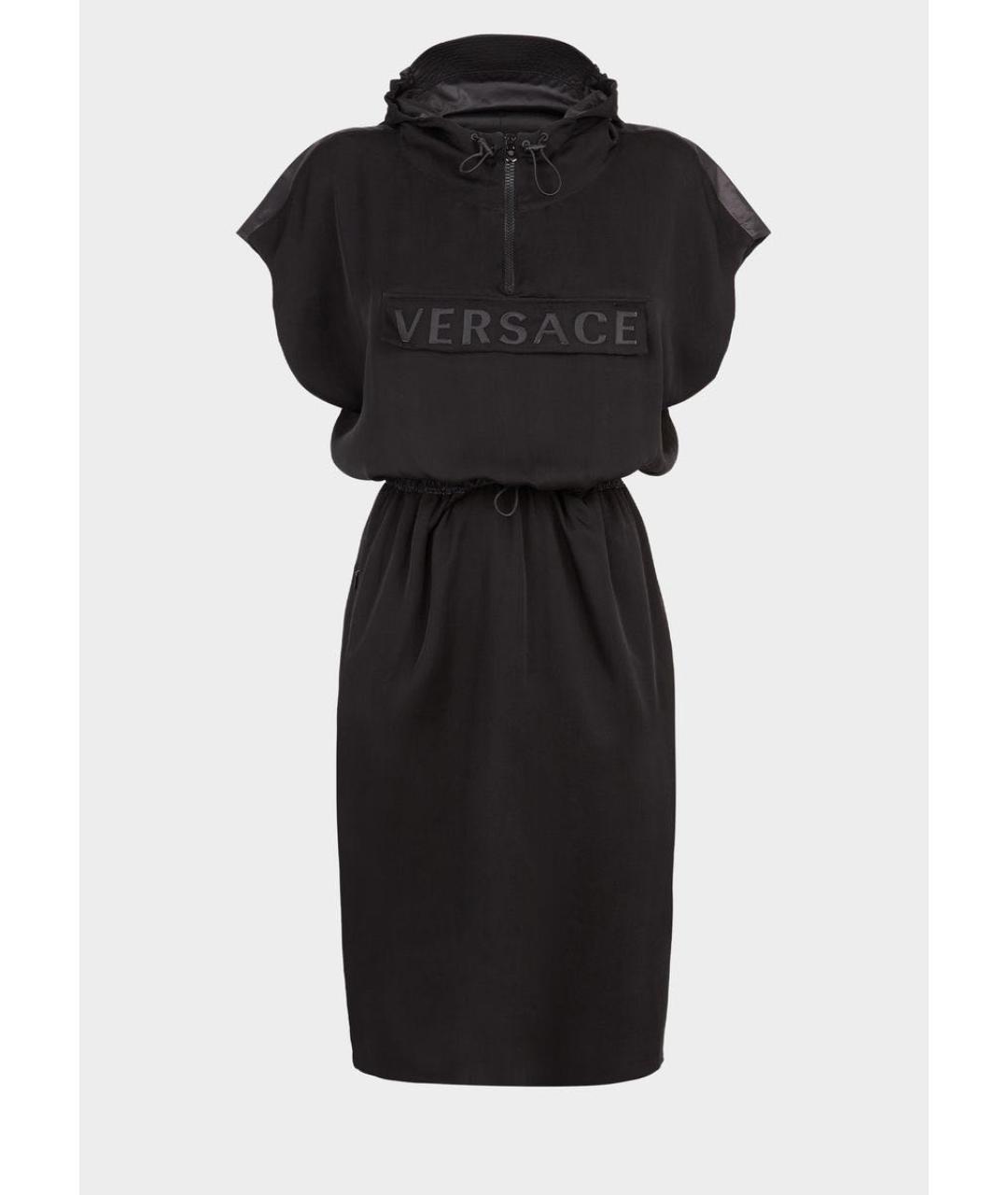 VERSACE Черное повседневное платье, фото 3