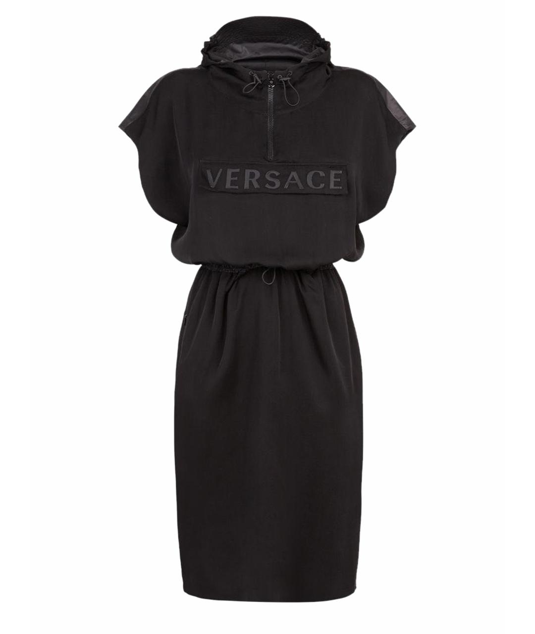VERSACE Черное повседневное платье, фото 1