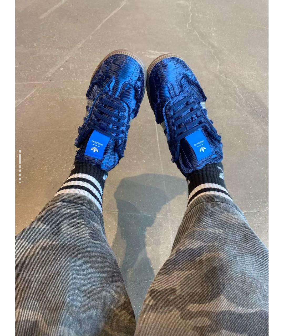 ADIDAS Темно-синие кеды, фото 5