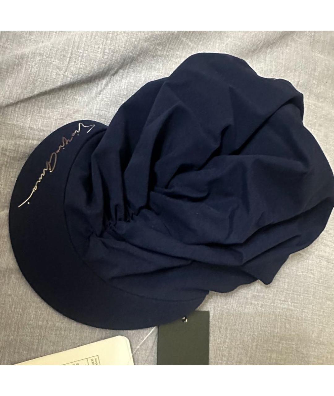 GIORGIO ARMANI Темно-синяя синтетическая кепка, фото 3