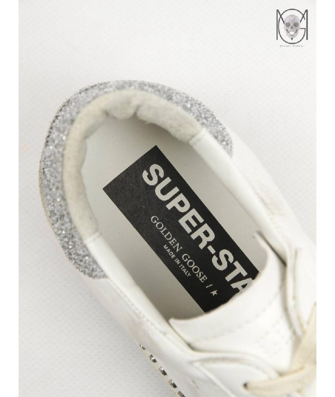 GOLDEN GOOSE DELUXE BRAND Белые кожаные кеды, фото 6