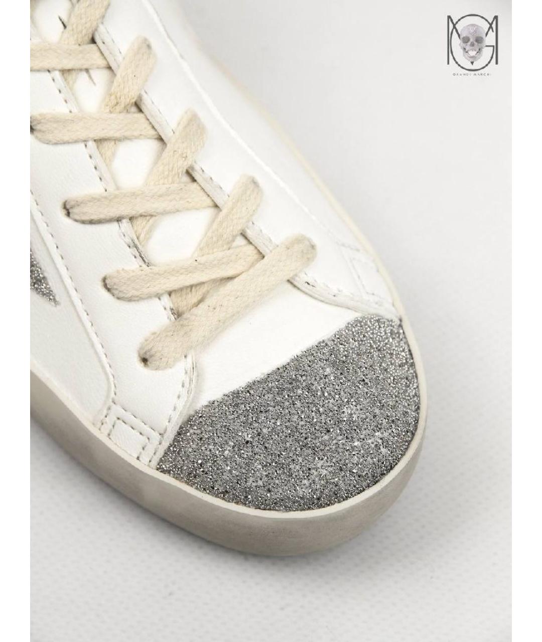 GOLDEN GOOSE DELUXE BRAND Белые кожаные кеды, фото 8