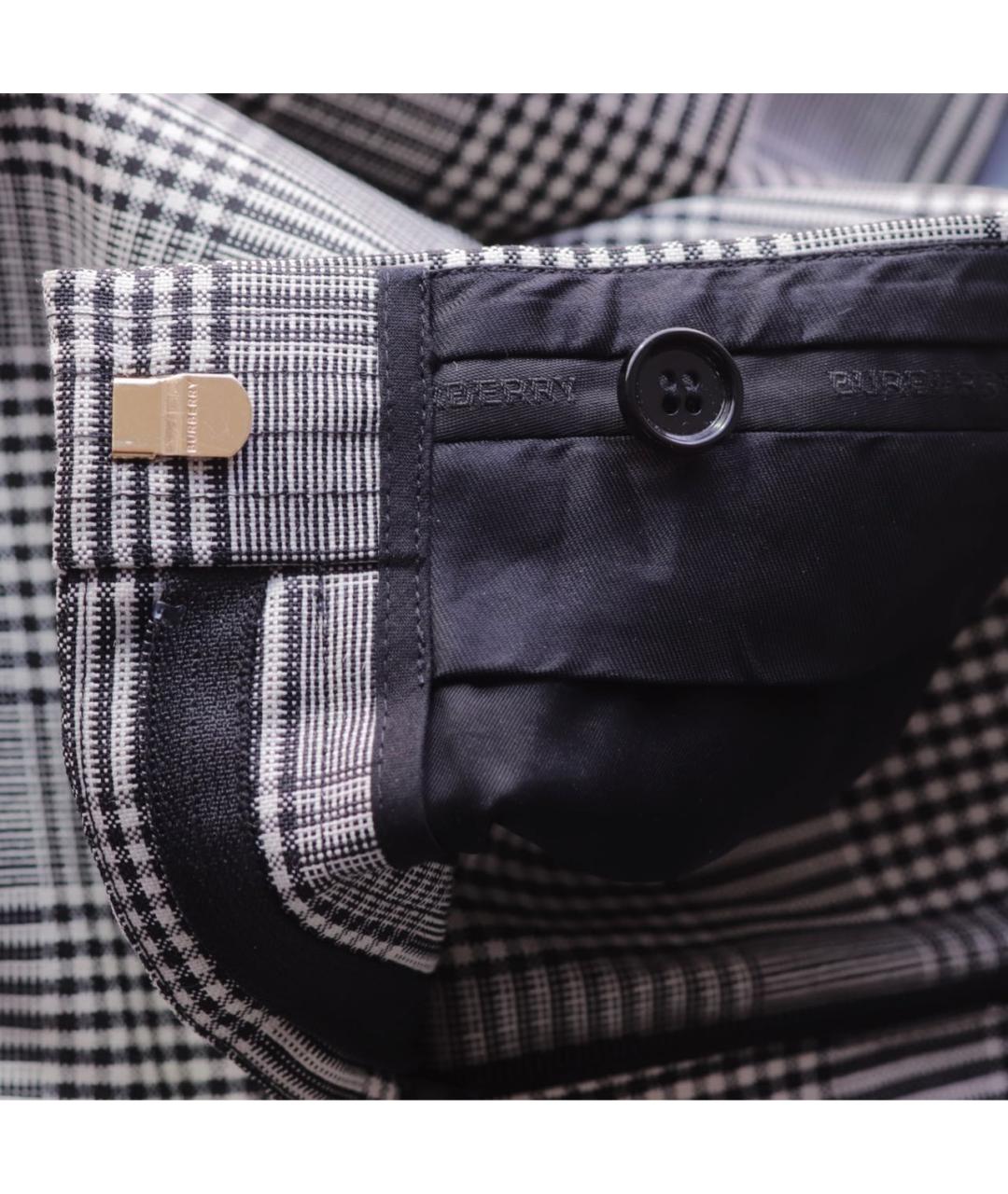 BURBERRY Шерстяные прямые брюки, фото 7