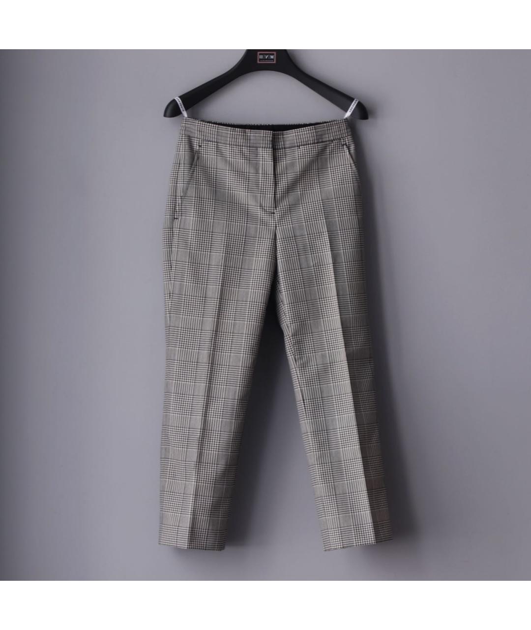 BURBERRY Шерстяные прямые брюки, фото 4