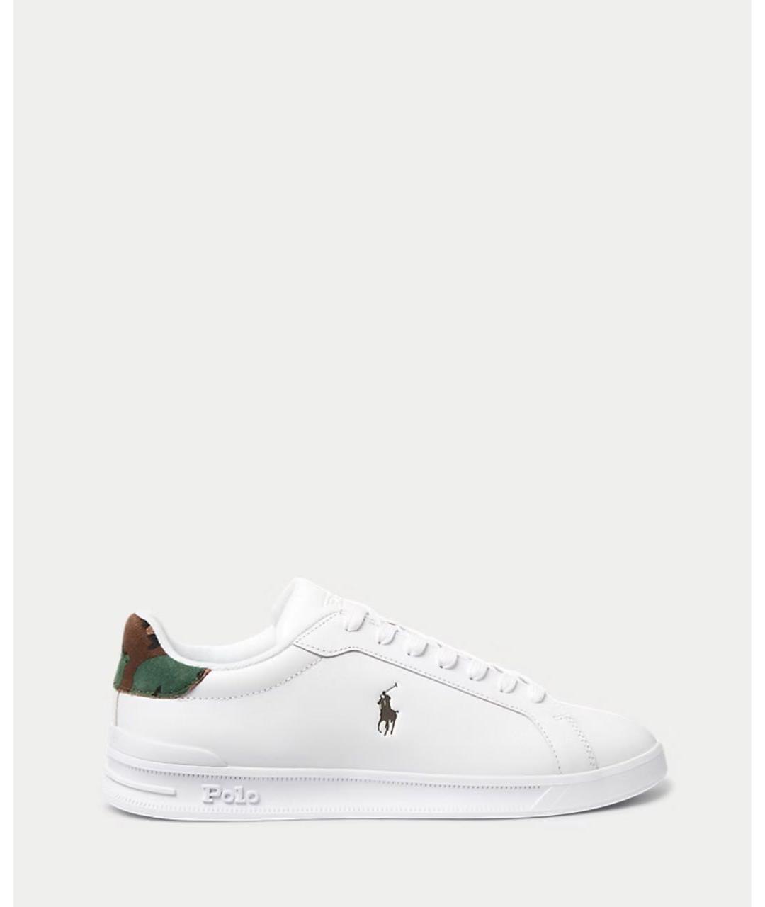 POLO RALPH LAUREN Кожаные низкие кроссовки / кеды, фото 5