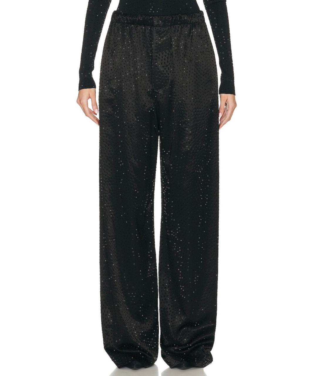 BALENCIAGA Черные прямые брюки, фото 3