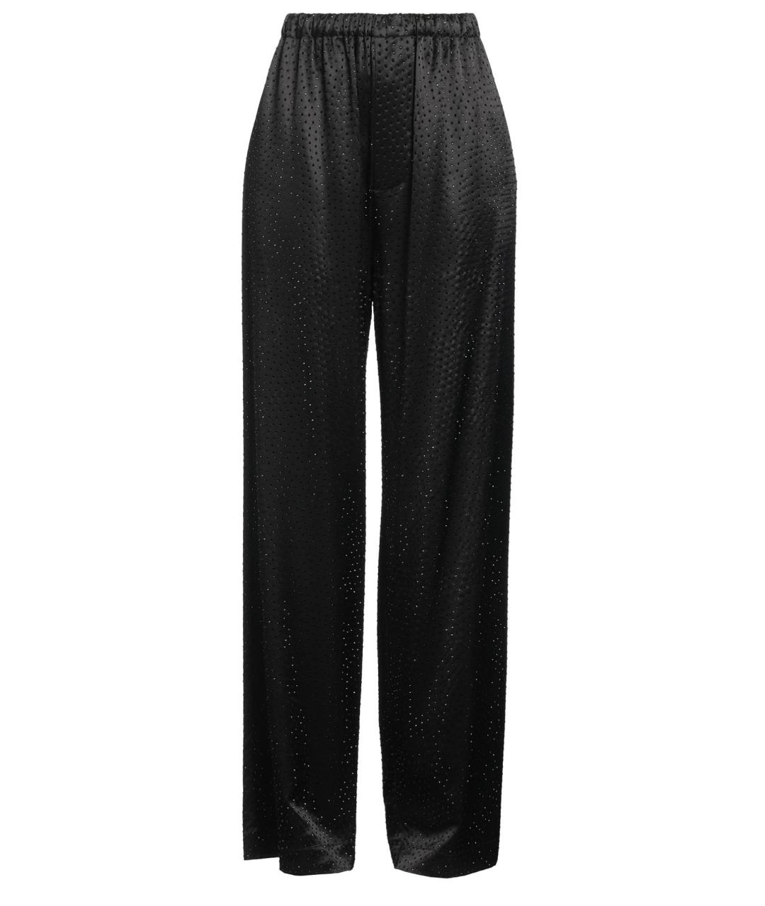 BALENCIAGA Черные прямые брюки, фото 1