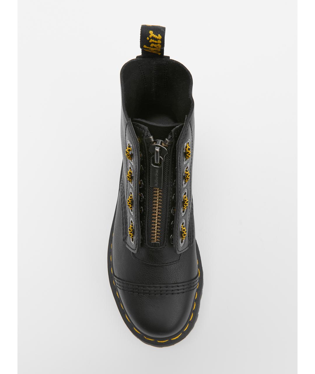 DR. MARTENS Черные кожаные сапоги, фото 2