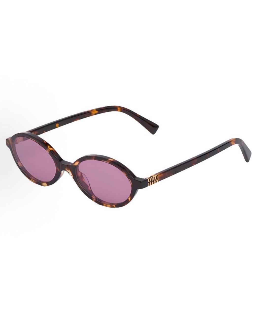 MIU MIU Пластиковые солнцезащитные очки, фото 3