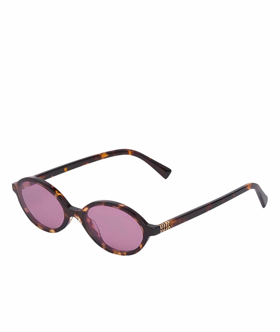 MIU MIU Пластиковые солнцезащитные очки, фото 1
