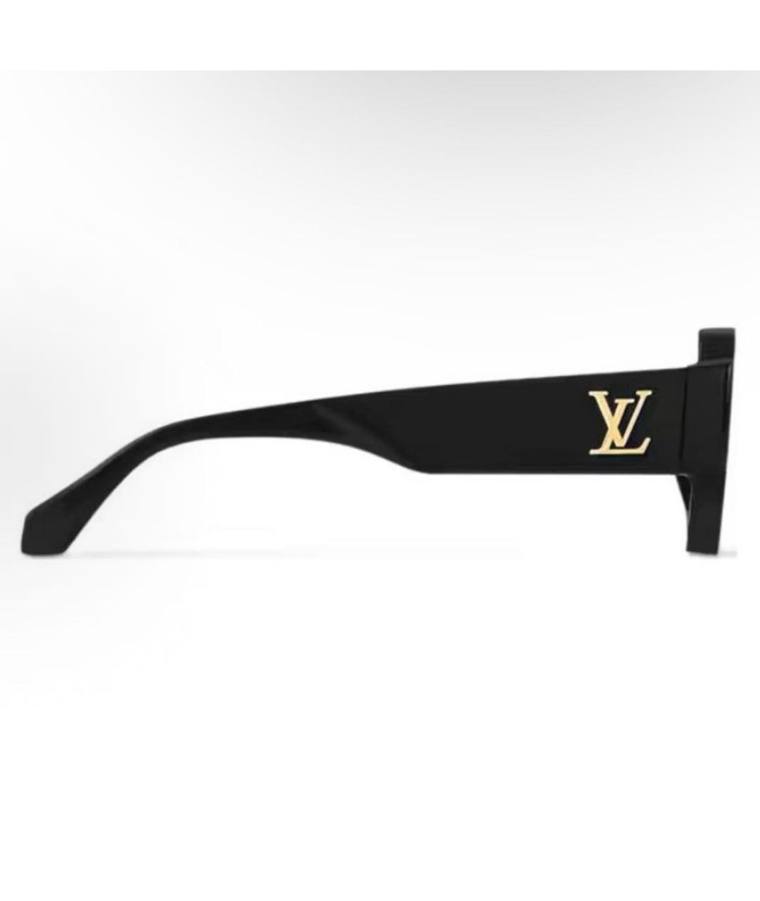 LOUIS VUITTON Черные пластиковые солнцезащитные очки, фото 3