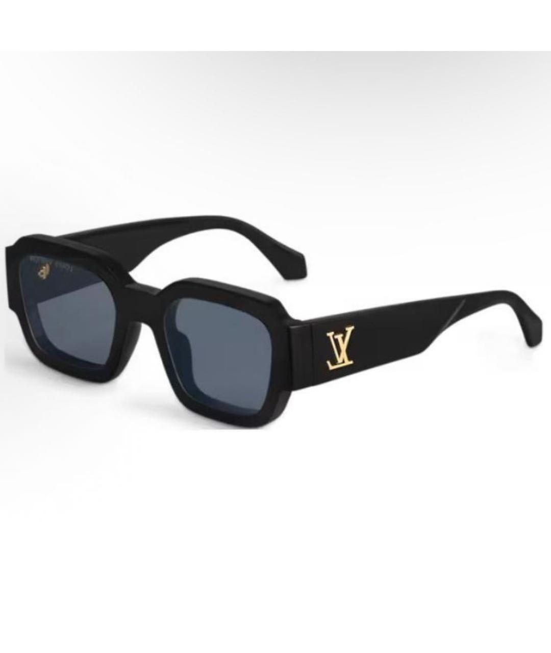 LOUIS VUITTON Черные пластиковые солнцезащитные очки, фото 2