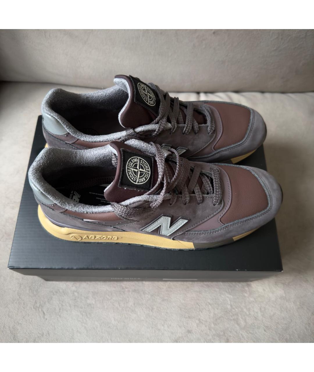 NEW BALANCE Мульти нубуковые низкие кроссовки / кеды, фото 5