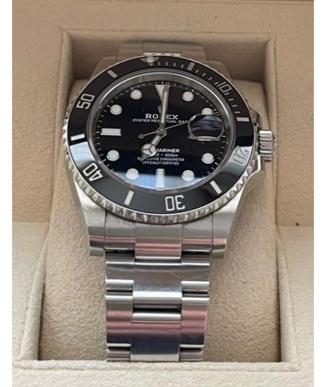 ROLEX Черные часы, фото 3